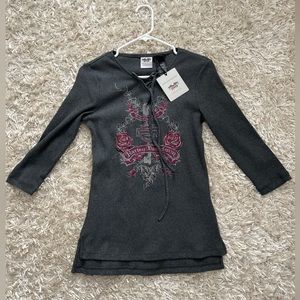 Harley Davidson Women’s 3/4 length shirt